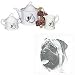 Mastiff Tea Set, Porcelain by Rosalinde