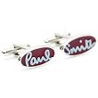 Paul Smith enamel cufflinks