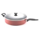 Review WearEver 14134 / Mirro Get A Gripp Aluminum Nonstick 12-Inch Covered Jumbo Cooker, Red