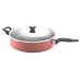 Mirro Get A Gripp Aluminum Nonstick 12-Inch Covered Jumbo Cooker, Red
