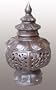 Bronze Lotus Incense Lamp