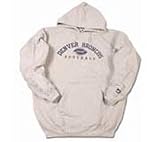 NFL Sweatshirt - Denver Broncos Grey Hooded Sweatshirt