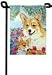 Cardigan Corgi - Mama's Roses - Double-sided Garden Flag