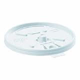 Review Dart Container Corp.  / DRC16FTLS - Lids,for Foam Cups,Fold Tab/Straw Lid,16 oz.,1000/CT,White
