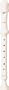 Aulos A303A 3-Piece Soprano Recorder with Baroque Fingering Ivory