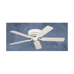 Emerson Fans CF705SWW 52″ Snugger Traditional Flush Mount Appliance White Ceiling Fan