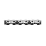 KMC K710 Kool Bicycle Chain (1-Speed, 1/2 x 1/8-Inch, 112L, Silver/Black)