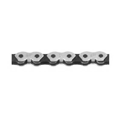 KMC K710 Kool Bicycle Chain (1-Speed, 1/2 x 1/8-Inch, 112L, Silver/Black)