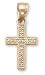 14kt Gold Religious Pendant with Diamonds - DS1065