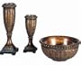 Napa Bowl and Candlestick Set of 3