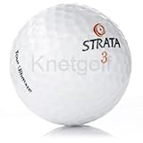 120 MINT STRATA TOUR ULTIMATE MIX USED GOLF BALLS + FREE TEES by