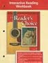 Glencoe Literature  Interactive Reading Workbook Grade 7