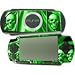 PSP Skull Skin Green