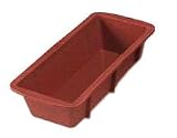 World Cuisine 9.5-Inch Silicone Rectangular Cake Pan / Red (19424)