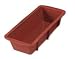 World Cuisine 9.5-Inch Silicone Rectangular Cake Pan / Red (19424)