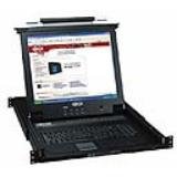 Tripp Lite B020-008-17 NetDirector KVM Console Switch with 17-Inch Monitor/Touchpad/Keyboard and OSD