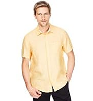 Blue Harbour Pure Linen Chambray Shirt