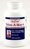 21KT%2Bk1vPvL. SL160  Trim A Way with B 6, Cider Vinegar, Lecithin and Kelp Capsules 200