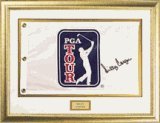 Billy Casper Autographed PGA Tour Pin Flag From Pro Tour Memorabilia