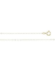 14k Lasered Titan Gold Curb Chain by US Gems