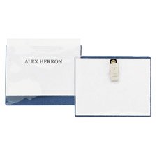 UNIVERSAL PRODUCTS / UNV56003 / Clear Swivel Clip Style Top Load Badge Holders w/Inserts, 3-1/2 x 2-1/4, 50/b / Sold as 1 BX