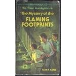 The Mystery of the Flaming Footprints (Alfred Hitchcock and The Three Investigators) book cover