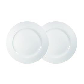 Arte Viva Massimo Piu 147137 Set 2 piatti multiuso in porcellana, rotondi, con accurati angoli interni, 30,5 cm (Design by Matteo Fabrini), colore: Bianco Arte Viva Massimo Piu 147137 Set 2 piatti multiuso in porcellana, rotondi, con accurati angoli interni, 30,5 cm (Design by Matteo Fabrini), colore: Bianco