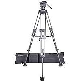 Libec LS38M(2A) Tripod System with T72 Tripod, H38 Fluid Head, PH-3 Pan Handle, MS-2 Spreader & TC-60 Case, Supports 17.6 lbs