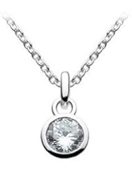 Kit Heath Sterling Bezel Set CZ Necklace