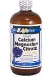 Life Time Liquid Calcium Magnesium Citrate, Natural Blueberry Flavor, 750 mg, 16 fl oz by ClubNatural