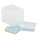 Polypropylene CD/DVD Storage Box, Stores Up to 100 CDs/DVDs, Clear (IVR39400)