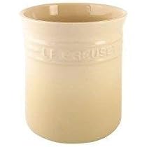 Le Creuset Stoneware Small Utensil Jar, Almond, 1.1 Litre