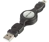 BELKIN 4-pin type A male/mini-USB type B male USB 2.0 retractable Cable - 80 cm (CU1200aed0.8MRC) USB / FireWire cable and adapter Connectors and cables