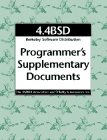 Cover image : 4.4 Bsd Programmer's Supplementary Documents (Psd)