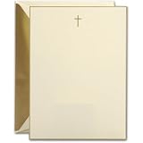Engraved Cross Printable Invitation Cards
