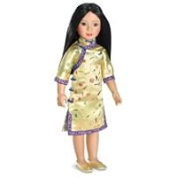 Ana Ming, 18 All Vinyl Asian Doll ~ New in Gift Blue Box, Slimmer Than American Girl Dolls