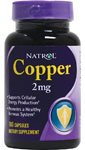 Natrol Copper -- 2 mg - 100 Capsules