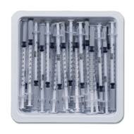Syringe Allergy 1 cc, 27 ga x 1/2" (Terumo) 25 Syringes