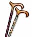 Fabric Wrapped Cane with Derby Handle