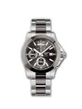 Longines Conquest Chronograph Steel & Ceramic Mens Watch Date L3.661.4.06.7