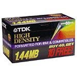 TDK 50-pack 3.5" Floppy Disks Preformatted for PC