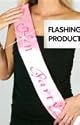 HEN NIGHT SASHES - 6 PINK SATIN HEN PARTY FLASHING SASHES - GREAT HEN NIGHT SASHES MOTHER OF GROOM MOTHER OF BRIDE BRIDESMAID GROOM CHIEF BRIDESMAID AND BEST MAN ALSO AVAILABLE