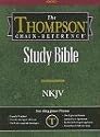 Thompson Chain Reference Bible (Style 310black index) - Regular Size NKJV - Genuine Leather