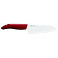 Kyocera Revolution Series 5.5-Inch Santoku Knife, Red