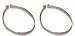 Steel Leg Bands (Pair) Pant Clips