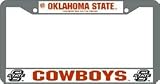 Oklahoma State Cowboys Chrome License Plate Frame