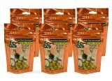 6-PACK Pill Pockets for Cats SALMON 9.6 oz (270 pockets)