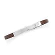 7" Brown Leather ID Bracelet 7" Brown Leather ID Bracelet