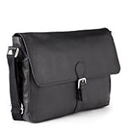 Leather Buckle Dispatch Bag