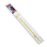 Westcott Plastic Spreadsheet Ruler, 15 Long ACM10580